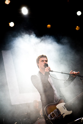 2009-07-09 - White Lies at Hultsfredsfestivalen, Hultsfred