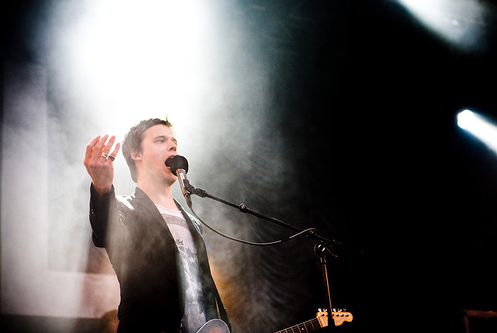 2009-07-09 - White Lies at Hultsfredsfestivalen, Hultsfred