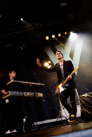 2009-07-09 - White Lies at Hultsfredsfestivalen, Hultsfred