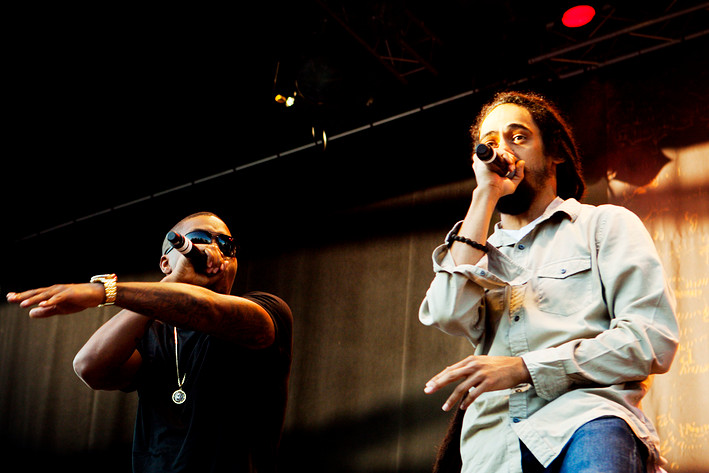 2010-07-07 - Nas & Damian Marley at Gröna Lund, Stockholm