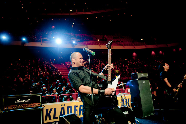 2010-10-09 - Danko Jones från Globen, Stockholm