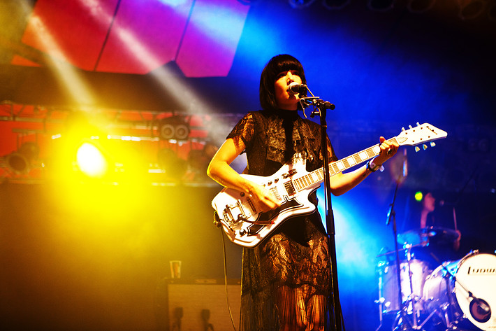 2011-07-15 - Dum Dum Girls från Hultsfredsfestivalen, Hultsfred