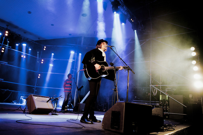 2011-07-30 - Henrik Berggren at Storsjöyran, Östersund