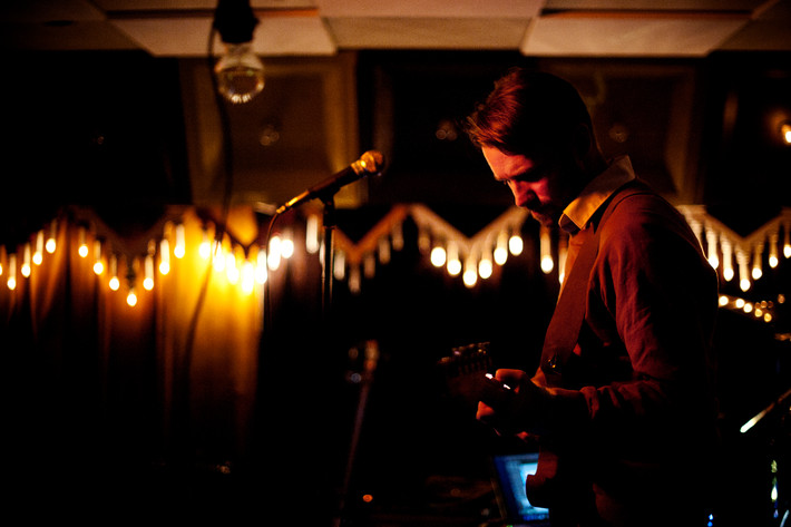 2012-01-28 - Hans Appelqvist at Kafé de luxe, Växjö