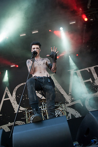 2012-06-17 - Black Veil Brides från Greenfield Festival, Interlaken