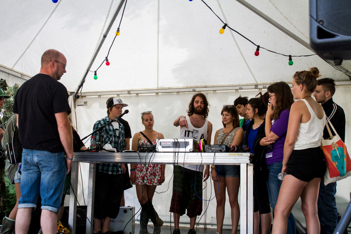 2012-06-30 - DJ Workshop at Peace & Love, Borlänge