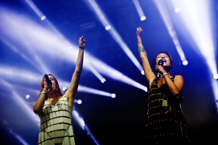 2013-06-27 - Icona Pop at Bråvalla, Norrköping