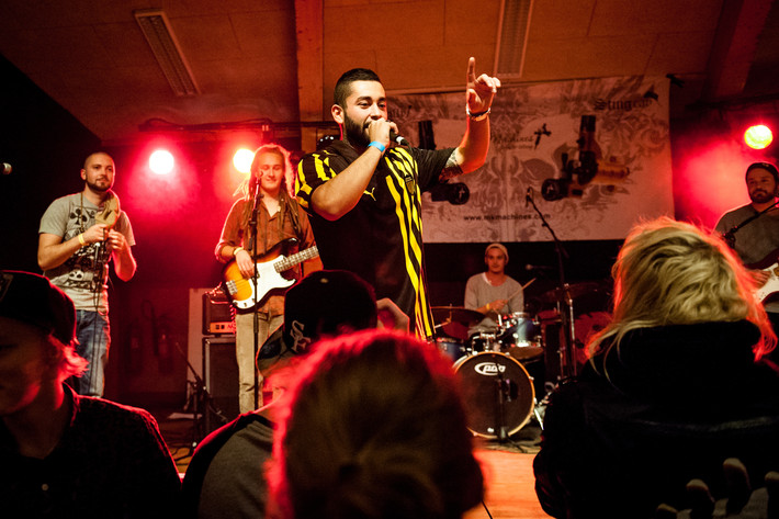 2013-10-12 - Quito & The Jahnaman band at Växjö tattoo festival, Växjö